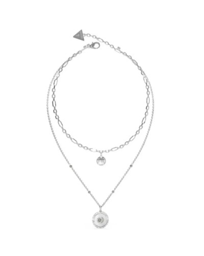 Hanger Dames Guess JUBN04042JWRHT-U 40 cm Zilverkleurig