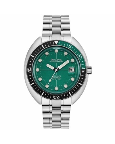 Herrklocka Bulova F100 TRIBUTE - STEEL Grön Silvrig