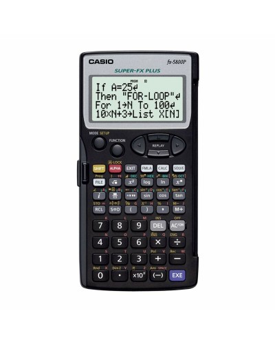 Wissenschaftlicher Taschenrechner Casio FX-5800P-S-EH Schwarz