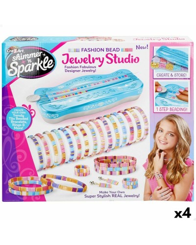 Modeschmuck-Kit Cra-Z-Art 25 x 4 x 10 cm (4 Stück)