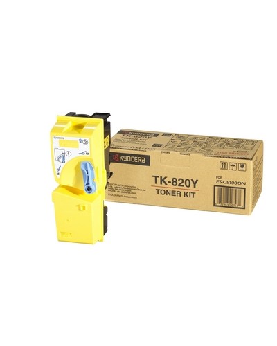 KYOCERA TK-820Y YELLOW TONER (D)