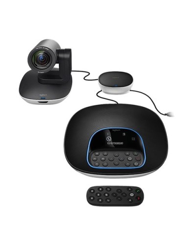 LOGITECH HD 1080p Conference Group - 30fps, 10x Zoom, 90° FOV, Full-Duplex Speakerphone, Autofocus (960-001057)