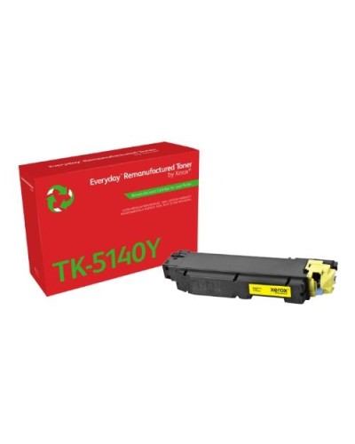 XEROX COMPATIBLE REMANUFACTURED KYOCERA TK-5140Y YELLOW TONER