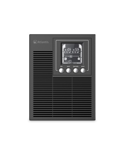 UPS ATLANTIS A03-OP1002XLN Online Server 1000VA (700W) Tower Dual Battery USB/EPO/RS232 1xIEC 2xSchuko LCD