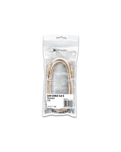 Atlantis Cat 6 Network Cable: 2m Cat-6 FTP Patch Cord P019-LN_6-F-2A