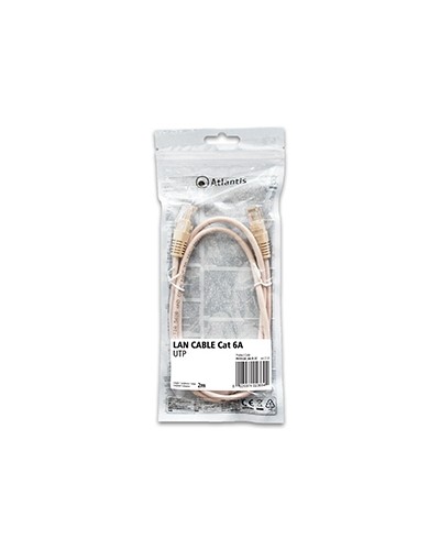 Atlantis Cat 6A Network Cable: UTP Patch Cord Copper 2m P019-LN_6A-U-2C
