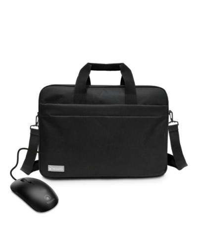 ATLANTIS P004-K265-16+M Kit: 16" Laptop Bag + Black Optical Mouse