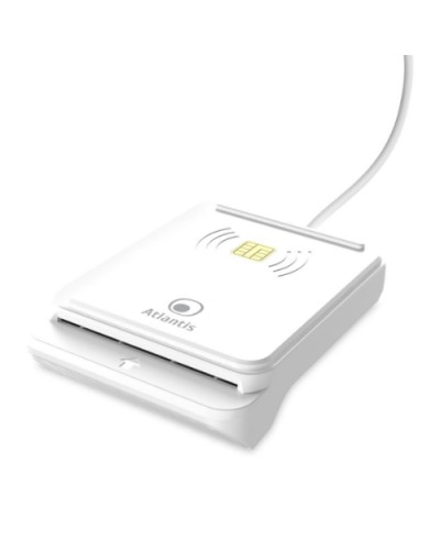 ATLANTIS P005-CIEK421C Smart Card Reader - CIE 3.0 + USB NFC - Italian ID Card & CNS/CRS/TS Compatible