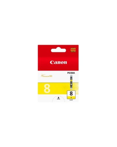 CANON CLI-8Y Yellow Ink Cartridge - IP4200 IP4300 IP5200R IP5300 IP6600D IP6700D MP500 MP510 MP530 MP600R MP800R MP810 MP830 IX4