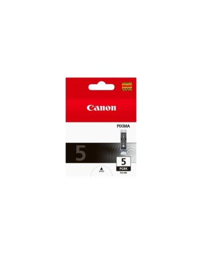 CANON PGI-5BK Black Ink Cartridge 360 Pages IP3300 IP4200 IP4300 IP5200R IP5300 MP500 MP510 MP530 MP600R MP800R MP810 MP830 IX40