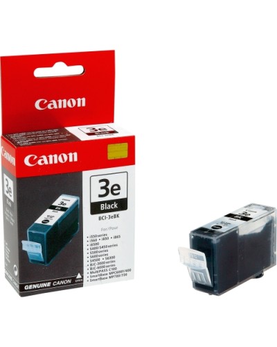 CANON BCI-3eBK Black Ink 27ML for IP3000 IP4000 IP4000R IP5000 MP730 MP750 MP760 MP780