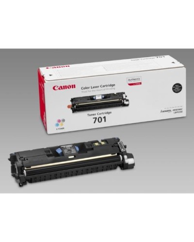 CANON 701BK Black Toner Cartridge (5000 Pages) for LBP-5200 MF8180C