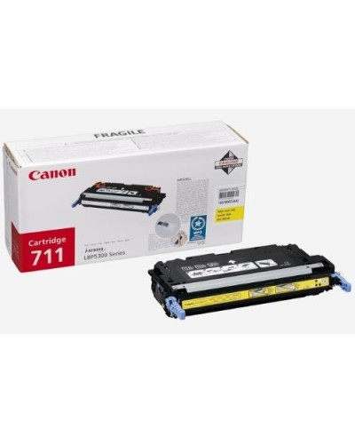 CANON 711Y Yellow Toner 6000 Page Yield for LBP-5300 LBP-5360 MF9130
