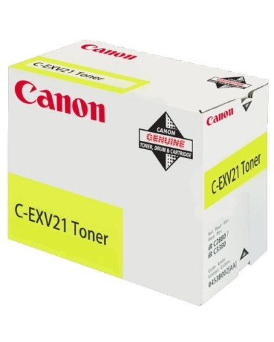 CANON C-EXV21 YELLOW TONER iR C2880 3380 3080 3580 0455B002