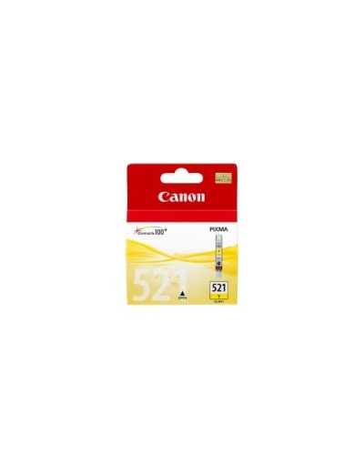 CANON CLI-521Y Yellow 9ML Ink Cartridge - PIXMA MP540 MP550 MP560 MP620 MP630 MP640 MP980 MP990 iP3600 iP4600 iP4700 MX860