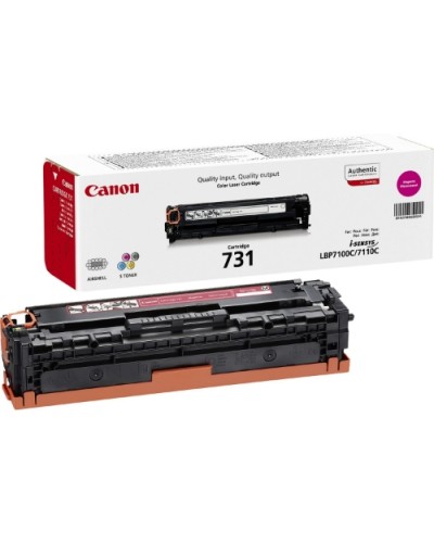 CANON 731M Magenta Toner 1500 Page Yield for LBP7100CN LBP7100CW LBP7110CW MF8280Cw MF8230Cn MF628Cw MF623Cn