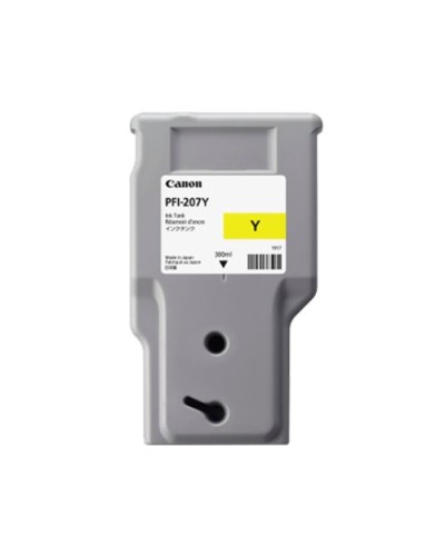 INK TANK PFI-207 Y SINGLE (300ml) for IPF 680 685 780 785