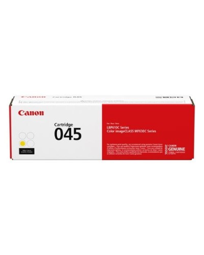 CANON 045 Y Yellow Toner 1300 Pages for LBP613 LBP611 MF631 MF633 MF635