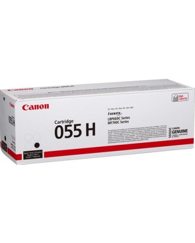 CANON 055 H BK Black Toner 7600PP for LBP664Cx LBP663Cdw MF746Cx MF744Cdw MF742Cdw