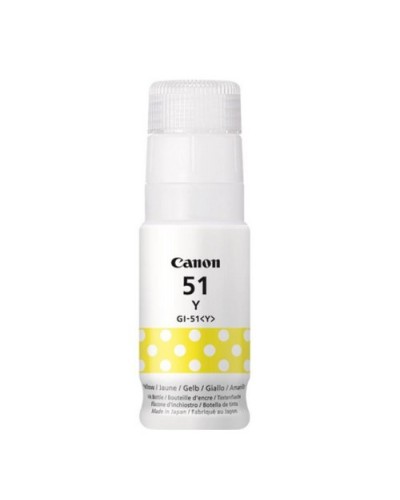 CANON GI-51 Y YELLOW Ink Bottle 70ml 7,700 Pages for PIXMA G1520 G2520 G2560 G3520 G3560