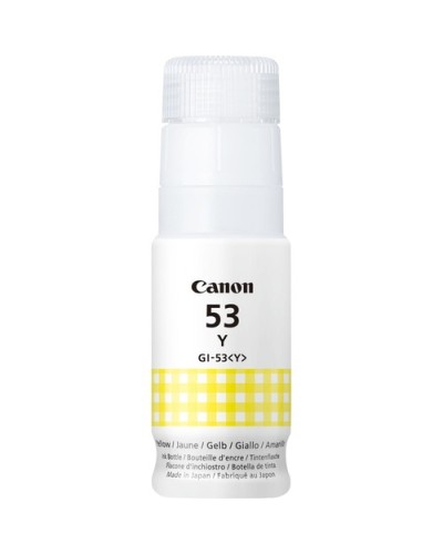 CANON GI-53 Y Yellow Ink Bottle 60ml (3,700 Pages) for PIXMA G550 G650