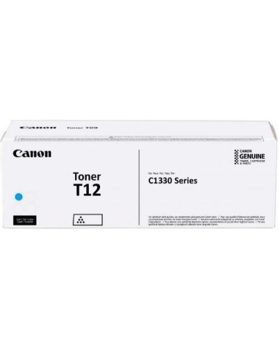 CANON T12C Cyan Toner 5,300 Pages for i-SENSYS X C1333P C1333i C1333iF