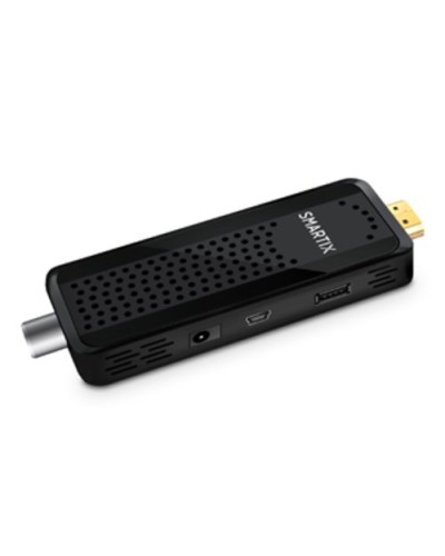 ATLANTIS SMARTIX SM20-DH12 Digital Terrestrial Decoder Stick DVBT/DVBT2 HD MPEG-4/H.264, HEVC/H.265, 1080p, LCN, EPG