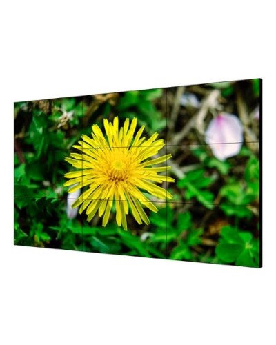 HIKVISION 55" Videowall, 1080P, 500cd/m², 1.8mm Bezel, VGA/DVI/DP/HDMI In, DP/HDMI Out, 4K Input, VESA