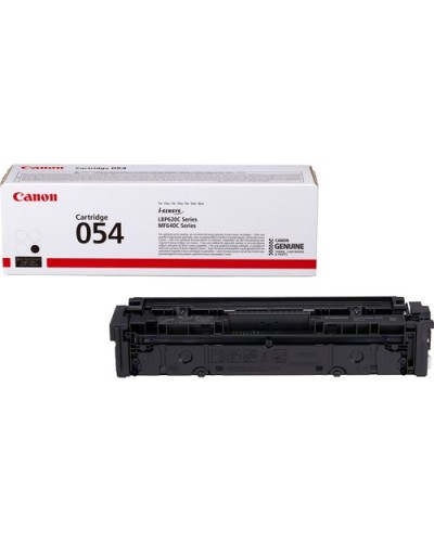 CANON 054 Bk Black Toner (1200 Pages) for MF645Cx MF643Cdw MF641Cw LBP623Cdw LBP621Cw