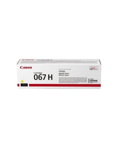 CANON 067H Y Yellow Toner 2350 Page Yield for LBP631CW LBP633CdW MF657CDW MF655CDW MF651CW