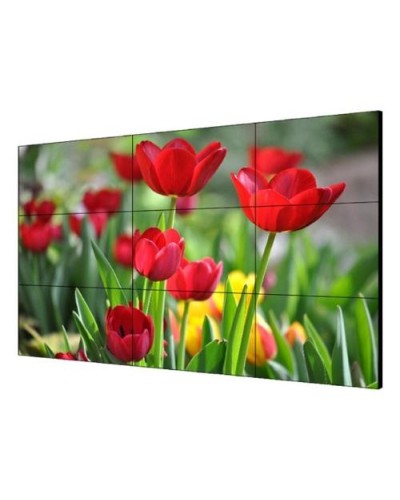 HIKVISION 55" 1080P Videowall, 500cd, 3.5mm Bezel, VGA/DVI/DP/HDMI Inputs, DS-D2055UL-1B