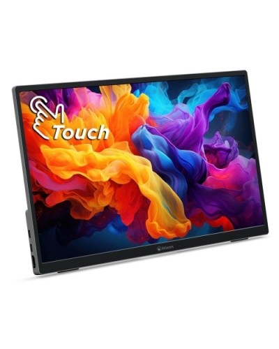 MONITOR PORTATILE ATLANTIS LED 15,6" Touch Wide A05-P156AT1 IPS 1920x1080 16ms 300cd/m² 1000:1 MM 1xHDMI 2xUSB-C Cust Base Piegh
