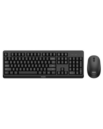 PHILIPS SPT6307BL/34 Keyboard (High Keys) + Wireless Mouse Kit - Black