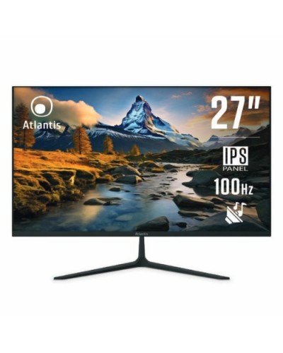 MONITOR ATLANTIS LED 27" Wide A05-HE27IF-VHDM IPS 1920x1080 100HZ 5ms 240±10cd/m² 1.000:1 VESA MM VGA HDMI DP Black