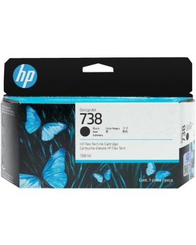 HP 498N4A 738 INK BK 130ML