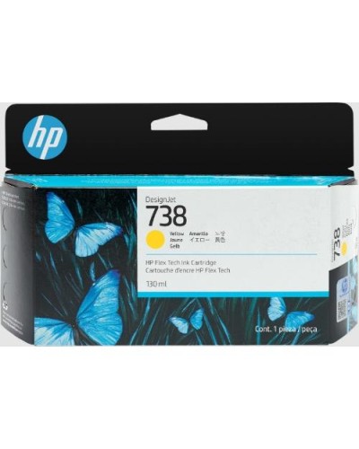 HP 498N7A 738 YELLOW INK 130ML