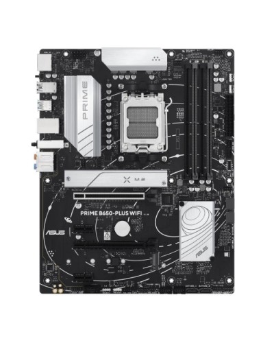 ASUS PRIME B650-PLUS WIFI Motherboard - AMD B650, AM5, DDR5, HDMI+DP, PCIe, SATA, M.2, ATX