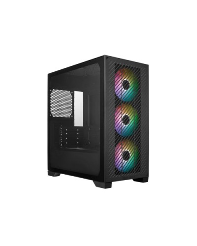 COOLER MASTER ELITE 301 LITE MINI TOWER CASE, 13L, ITX/MATX, USB-C, 2X2.5" 1X3.5", 3*12cm ARGB Fans, No PSU, BK - E301-KGNN-S00