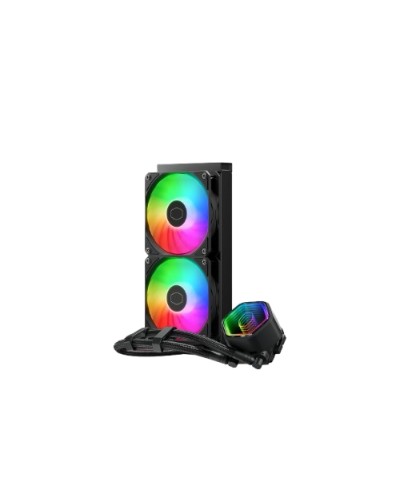 COOLER MASTER MASTERLIQUID 240 CORE II ARGB - UNIVERSAL CPU LIQUID COOLER - 2*120mm BK - MLW-D24M-A18PA-R1