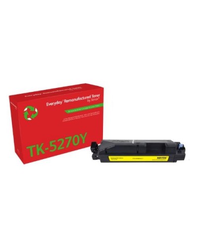 XEROX COMPATIBLE REMANUFACTURED KYOCERA TK-5270Y YELLOW