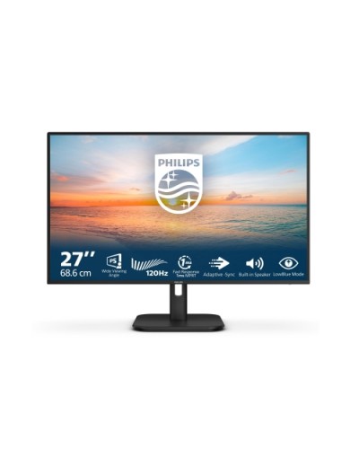 Philips LED Monitor 27" Wide 27E1N1200A/00 IPS 1920x1080 120Hz 4ms 300cd/m² 1500:1 2x2W Speakers VGA HDMI DP