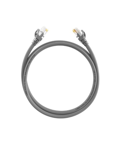 Hikvision LAN Cable PATCH CORD CAT 6 24AWG, CU, Grey 0.5m