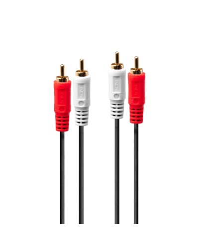 LINDY Stereo Audio Cable 2 x RCA M/M 1m 35660