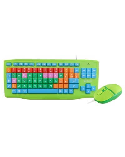 ATLANTIS EDU KIDS USB Keyboard + USB Mouse E13-K606-IT PRODUCT SUITABLE FOR CHILDREN AND VISUALLY IMPAIRED PEOPLE