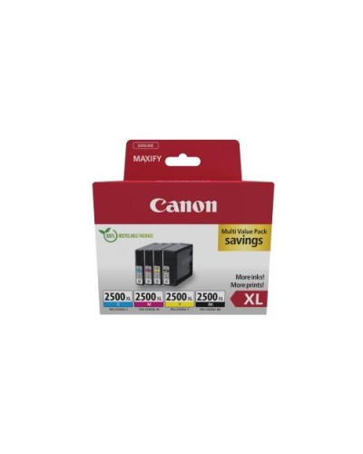 INK CANON PGI-2500XL BK/C/M/Y Multipack 70.9ml for IB4050 MB5050 MB5350 IB4150 MB5150 MB5450 9254B010