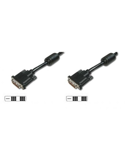 DIGITUS DVI-D to DVI-D Cable, M/M, 1.8M, Single Link, Black, 02501