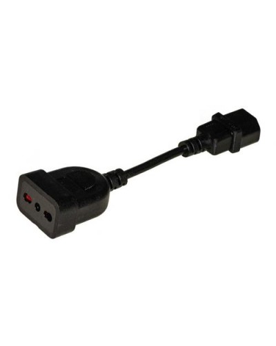 UPS Link Cable with 10A Female 3-Pole Socket - 1 C14 Male Connector LK10058