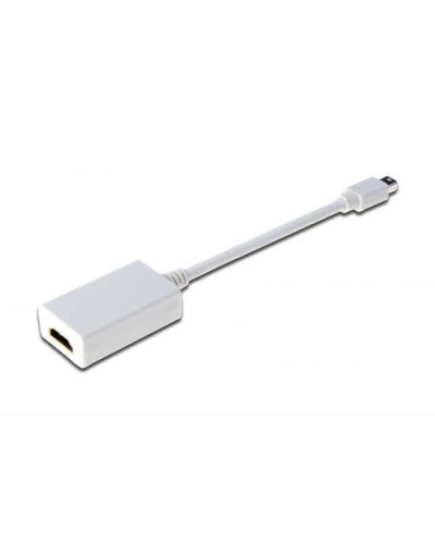 DIGITUS Mini DisplayPort to HDMI Adapter, M/F, 0.15M, White, AK135005