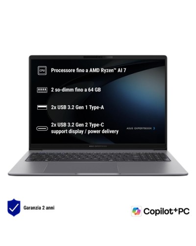 ASUS Commercial NX P Copilot+PC PM3606CKA-MB0184X 16" Ryzen AI R7-350 16GB 1TB SSD W11P