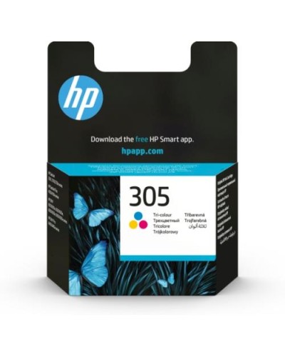 HP 3YM60AE N.305 Tri-Color Ink Cartridge - DeskJet 2710 2720 2721 2722 2723 2724 Envy 6432